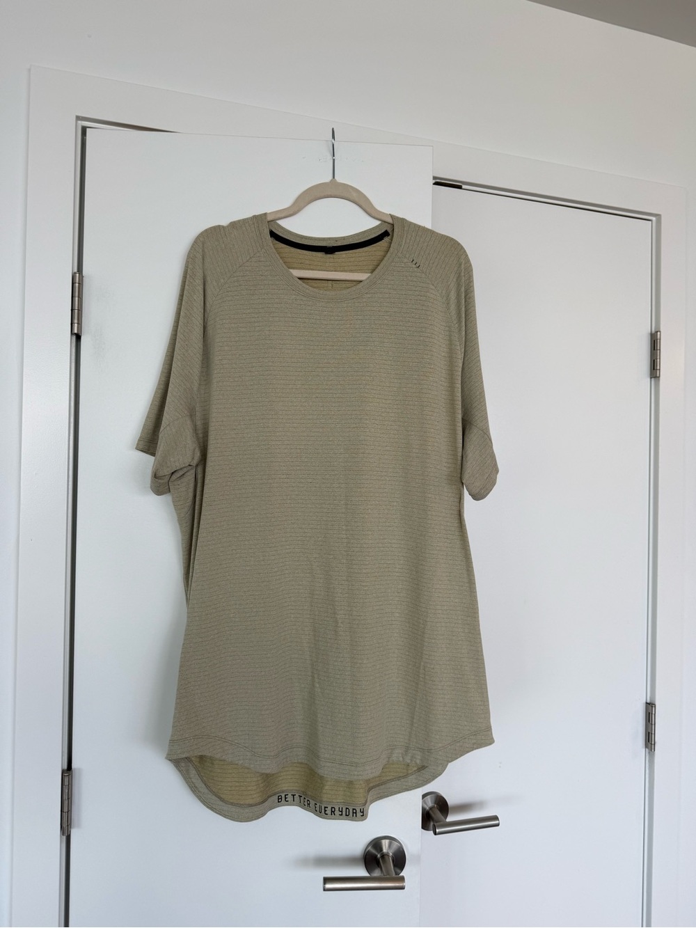 lululemon athletica Short Sleeve Knit Top in Olive Drab